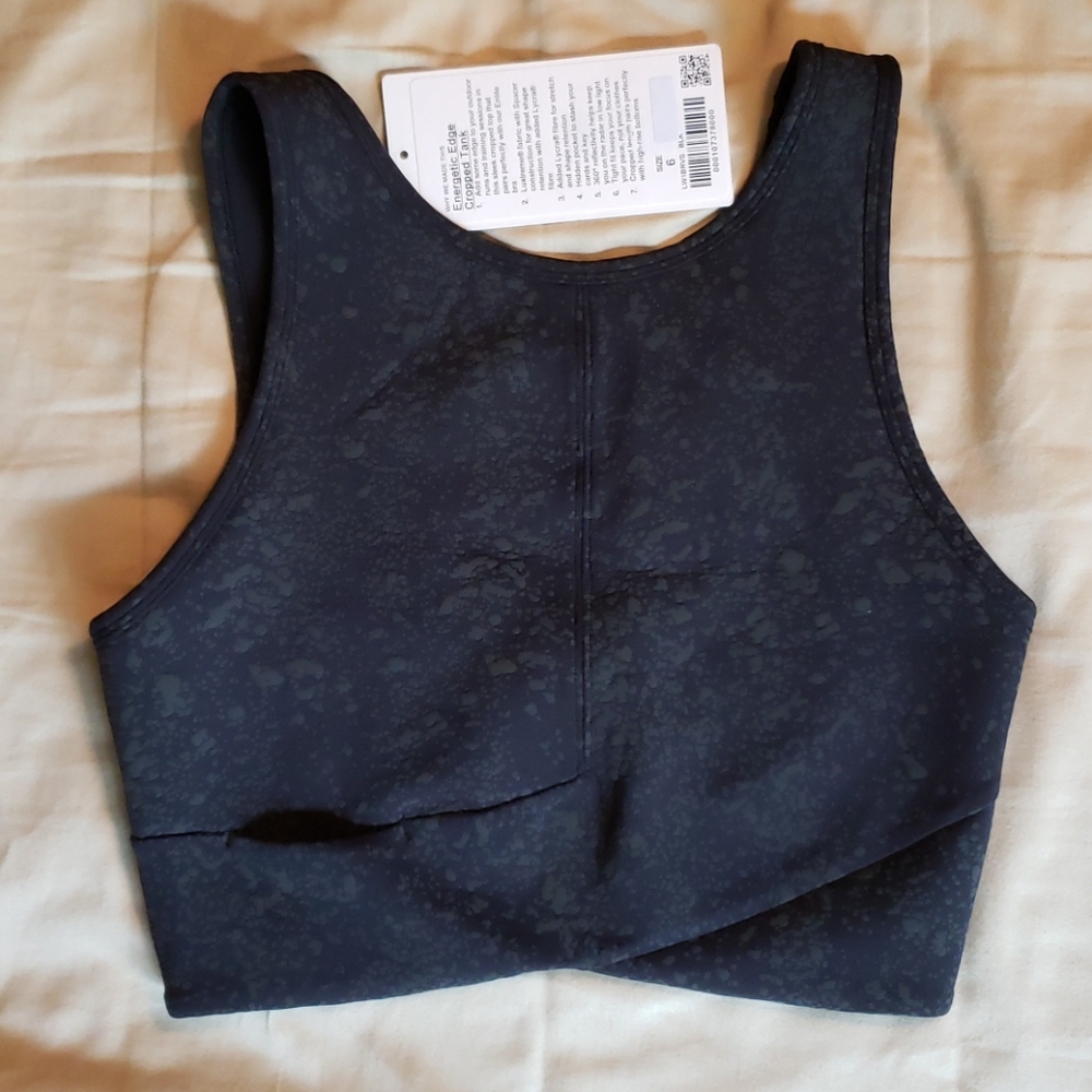 Energetic edge cropped tank